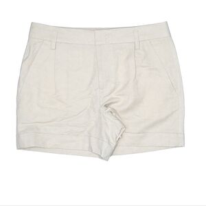 Vince beige linen blend shorts